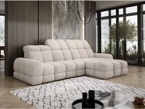 Narożnik TOLLO MINI S Prawostronny Elektryczna regulacja Bubble 03 kolor Beżowy WERSAL