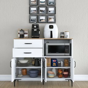 Szafa Jeby Walnut and White