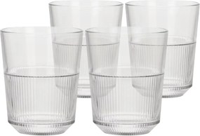 Atmós Fera Zestaw szklanek z rowkami Old 320 ml, 4 szt.