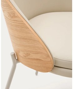 Kremowe krzesło Eamy – Kave Home