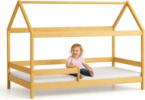 Drewniane łóżko skandynawskie, sosna M3-K92