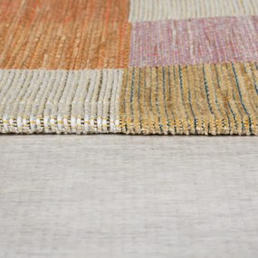 Pomarańczowo-naturalny dywan 120x170 cm Riley Block Geo – Flair Rugs
