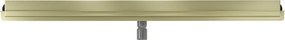 Mexen Flat Wall odpływ liniowy ścienny 2w1 110 cm, złoty szczotkowany - 1A30110