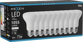 Mexen Nova 10x żarówka LED E27, R63, 10W, Neutralna - 4000K, 1055 lm - L104-E27-1040-01x10