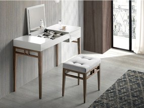 Taboret z szarej tkaniny 5027 ANGEL CERDA