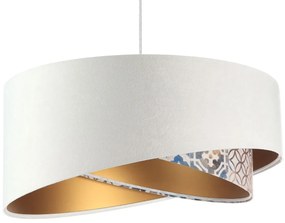Biała asymetryczna lampa wisząca W9-F30