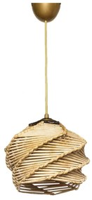 Lampa wisząca w beżowo-złotym kolorze ø 20 cm Primante – Opviq lights