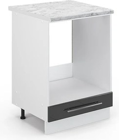 Szafka kuchenna antracyt wysoki połysk 60x60x82 fame-line