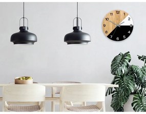 Zegar na ścianę nowoczesny efektowny okrągły cichy do kuchni salonu pokoju