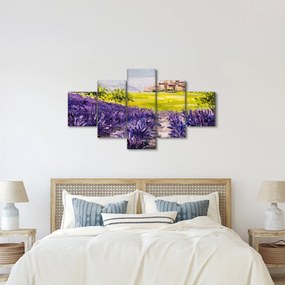 Obraz - Prowansja, Francja, malarstwo olejne (125x70 cm)