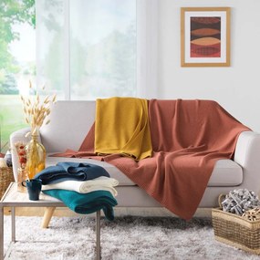 Koc dzianinowy 125x150 cm Tricotine – douceur d'intérieur