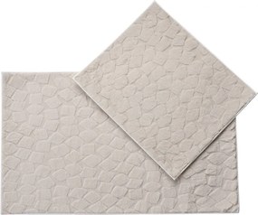 Beżowe dywaniki łazienkowe zestaw 2 szt. 60x100 cm Rabbit – Foutastic