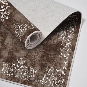 Brązowe dywaniki łazienkowe zestaw 2 szt. 60x100 cm – Foutastic