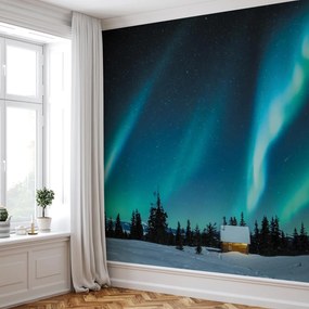 Fototapeta - Aurora Borealis (196x136 cm)