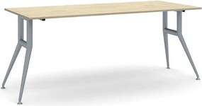 Stół konferencyjny do biura WIDE, 180x80 cm, dąb naturalny