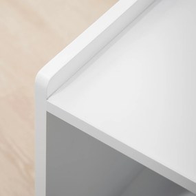 PawHut Szafka dla kota z 2 półkami 2-w-1 drzwi magnetyczne MDF białe