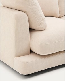 Beżowa sofa z tkaniny szenilowej 300 cm Gala – Kave Home