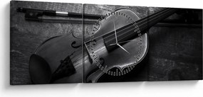 Obraz - Altówka (z zegarem) (90x30 cm)