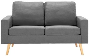 2-osobowa jasnoszara sofa Ulevis 9X