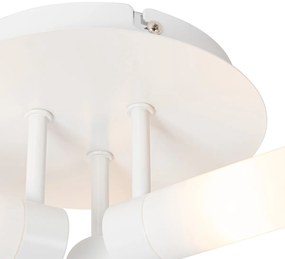 Zewnetrzna Nowoczesna lampa sufitowa do łazienki biała 3-punktowa IP44 - Bath Nowoczesny Oswietlenie zewnetrzne