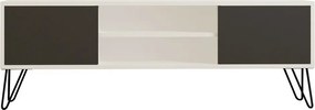 Stolik pod telewizor Hare White and Anthracite