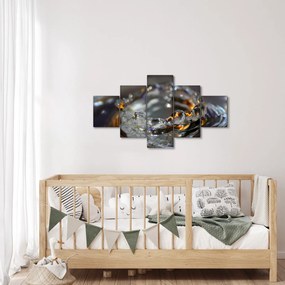 Obraz bransoletki z kropel wody (125x70 cm)