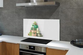 Panel szklany do Kuchni Bożonarodzeniowe Prezenty