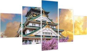 Obraz - Zamek Osaka (125x70 cm)