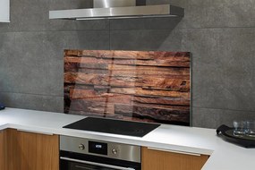 Panel szklany do Kuchni Słoje i Struktura Drewna