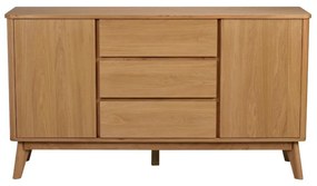 Komoda z drewna dębowego Rowico YuRAi, wys. 84 cm