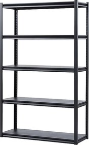 Metalowe Regały Garażowe SucceBuy 5-Poziomowe Regały Garażowe, 46 cm G x 122 cm W x 198 cm W