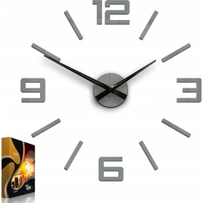 Zegar ścienny naklejany duży nowoczesny akrylowy na ścianę do kuchni salonu