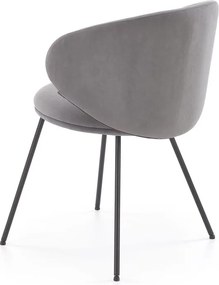 Krzesło do jadalni z profilowanym oparciem K587 Halmar