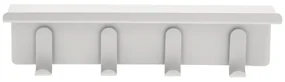 Jasnoszary stalowy wieszak ścienny z półką 11,5 cm A-Hallway – Zone