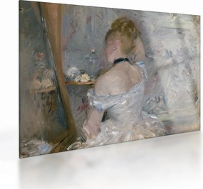 Obraz na szkle - Berthe Morisot, Woman at Her Toilette, reprodukcje (70x50 cm)