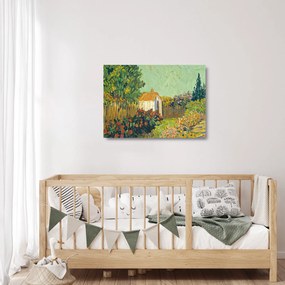 Obraz na szkle - Imitator of Vincent van Gogh, Landscape, reprodukcje (70x50 cm)