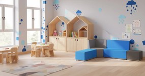 Kanapa piankowa do przedszkola Tobo Junior, narożnik