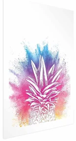 Plakat Kolorowy ananas 21x30 cm bez ramy z marginesem ARTGEIST B