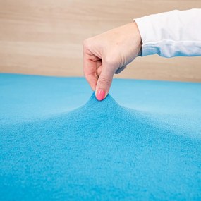 4Home prześcieradło frotte ciemnoniebieski, 160 x 200 cm, 160 x 200 cm