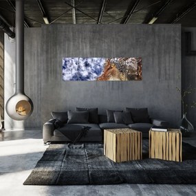 Obraz wilka (170x50 cm)