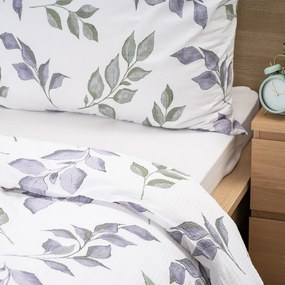 4Home Pościel z kory Soft Leaves, 140 x 220 cm, 70 x 90 cm