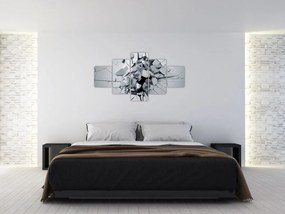 Obraz abstrakcja 3D (125x70 cm)