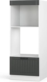 Szafka do mikrofalówki antracytowy domek wiejski 60x58.1x153.6 fame-line