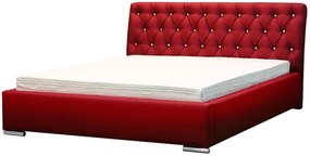 Pikowane łóżko w stylu glamour Florentino 3X 120x200 - 44 kolory