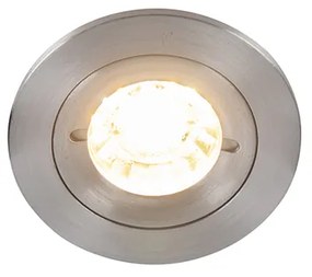 Inteligentny reflektor wpuszczany stalowy okrągły IP44 z Wifi GU10 - Xena