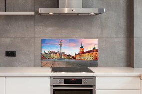 Panel Szklany Świt nad Warszawskim Starym Miastem