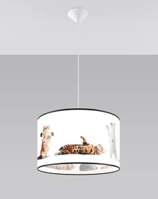 Lampa wisząca KOTY 40 biała SOLLUX  LIGHTING