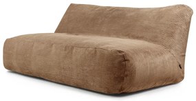 Brązowy sztruksowy worek do siedzenia Sofa Tube 190 – SLOWDOWN