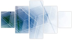 Obraz - Kształty geometryczne (125x70 cm)