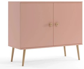 Różowa komoda w stylu skandynawskim L5-G03